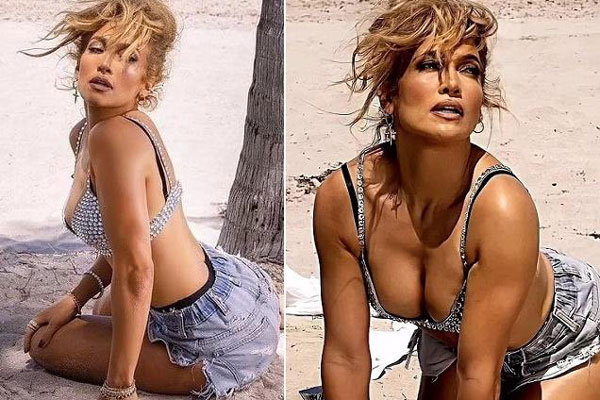 Jennifer Lopez khoe sắc vóc nóng bỏng thách thức thời gian