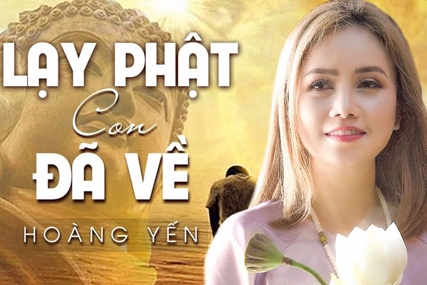 Diễn viên Hoàng Yến hát mừng Phật đản