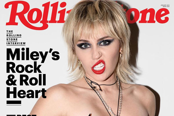 Miley Cyrus chụp ảnh ngực trần trên tạp chí
