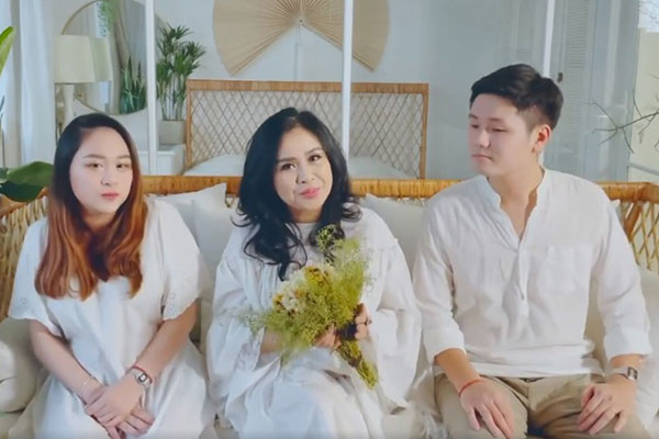 Diva Thanh Lam cùng vợ chồng con gái làm MV tri ân bác sĩ chống dịch