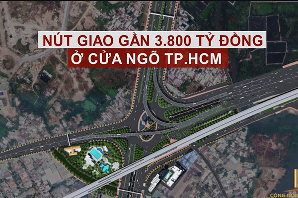 Hình dáng nút giao gần 3.800 tỷ đồng phía Đông TP HCM