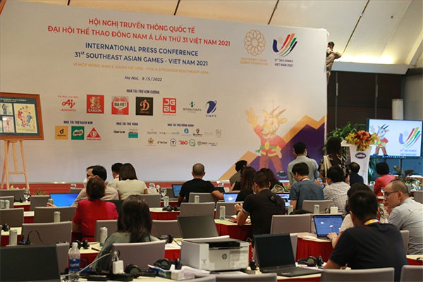 Bên trong trung tâm báo chí hiện đại phục vụ SEA Games 31